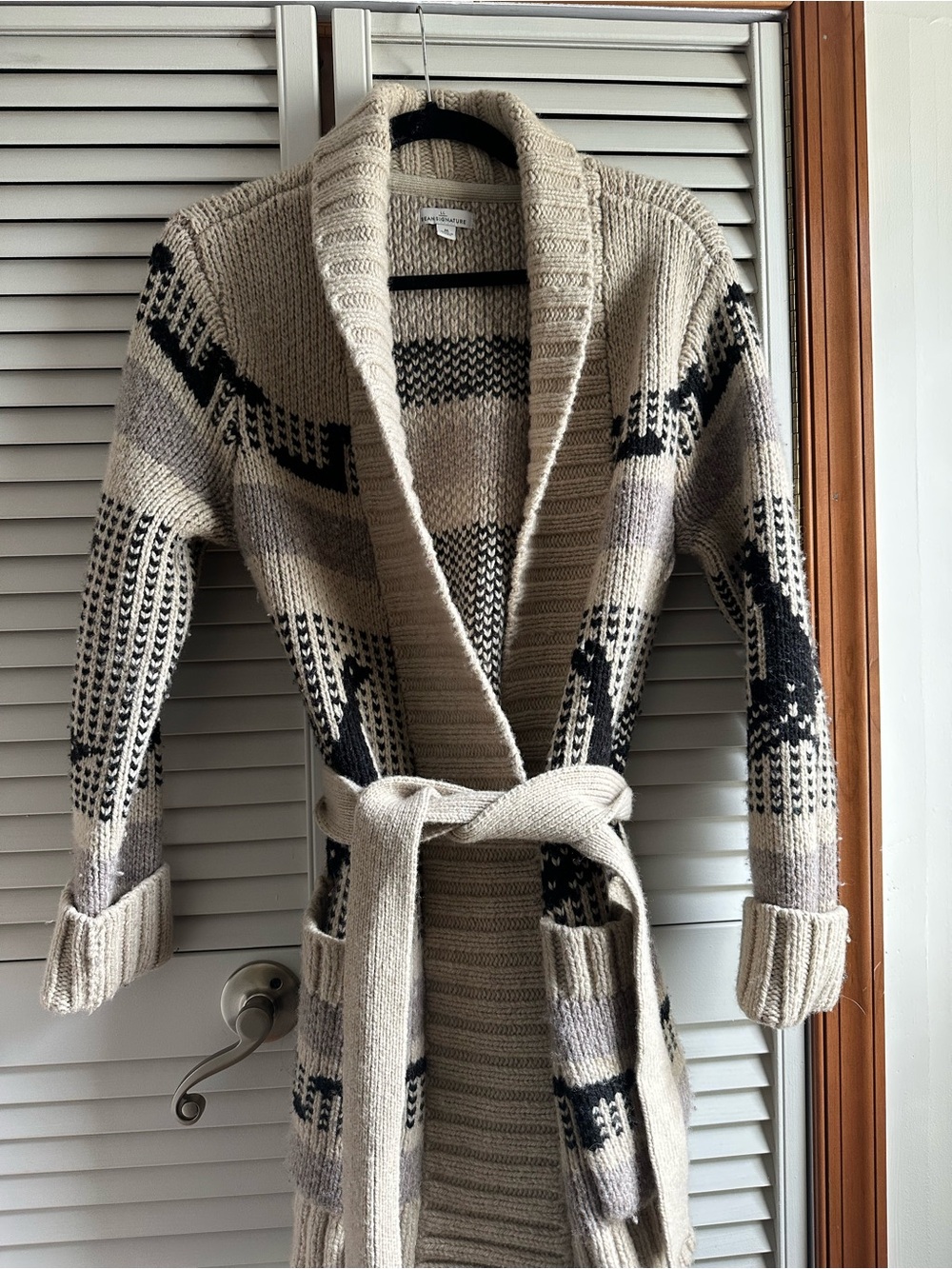 LL Bean wool cardigan